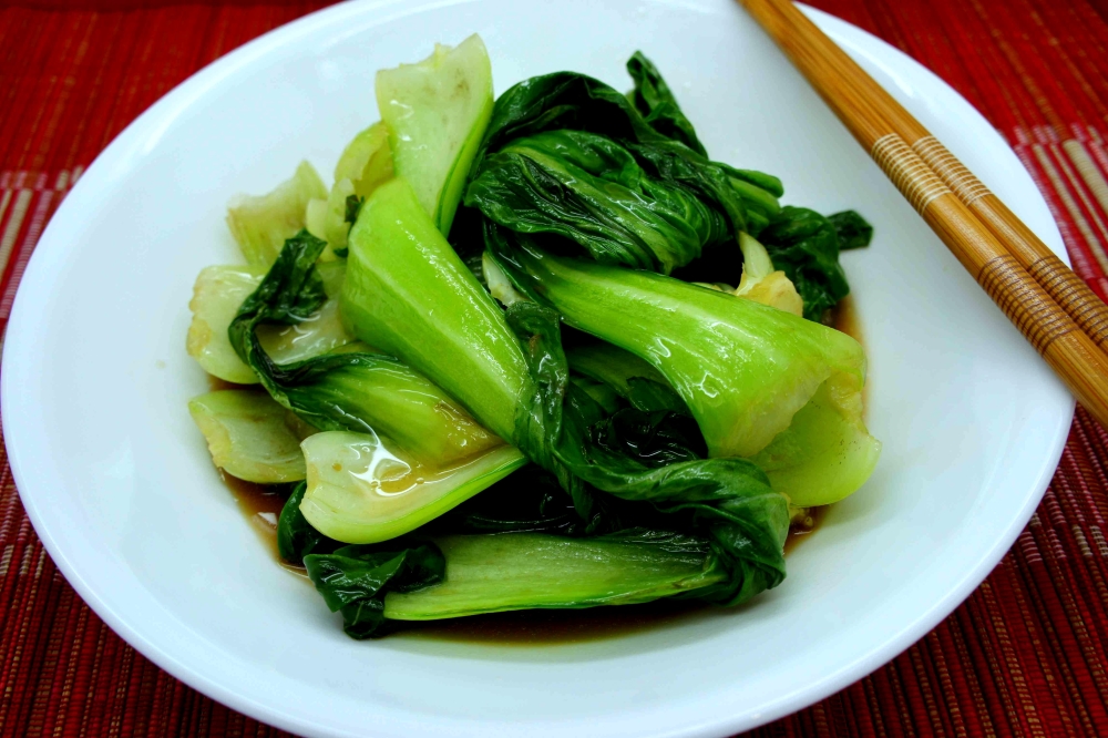 Bok choy with ginger and sesame oil – memories of my grandmother’s chicken coop (FODMAP&nbsp;friendly)