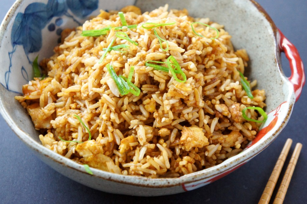 Ginger and egg fried rice (FODMAP&nbsp;friendly)