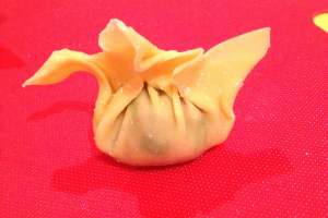 Wonton - wonton salad with xo sauce