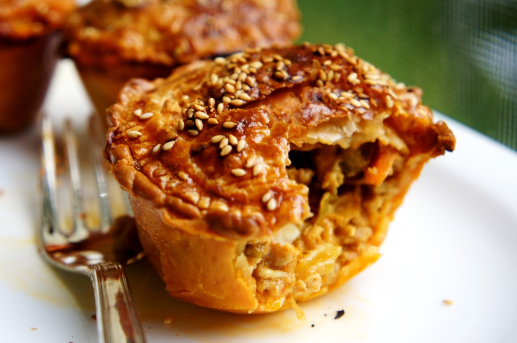 Malaysian chicken curry and leek&nbsp;pie