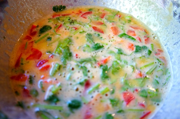 Rice flour pancake mixture