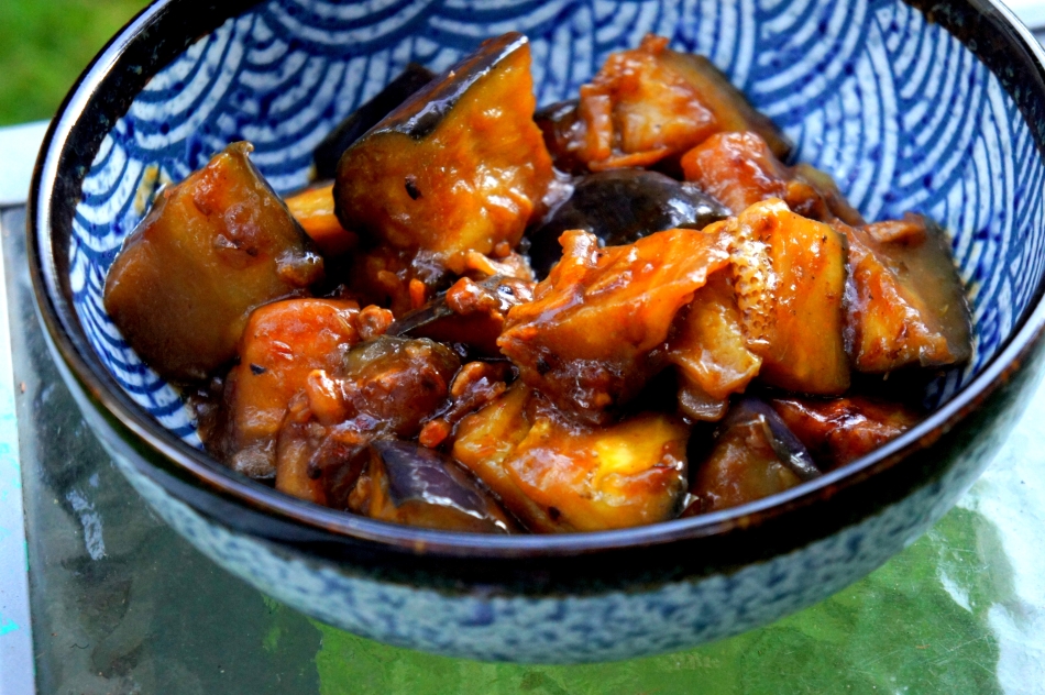 Sambal eggplant with dried&nbsp;shrimp