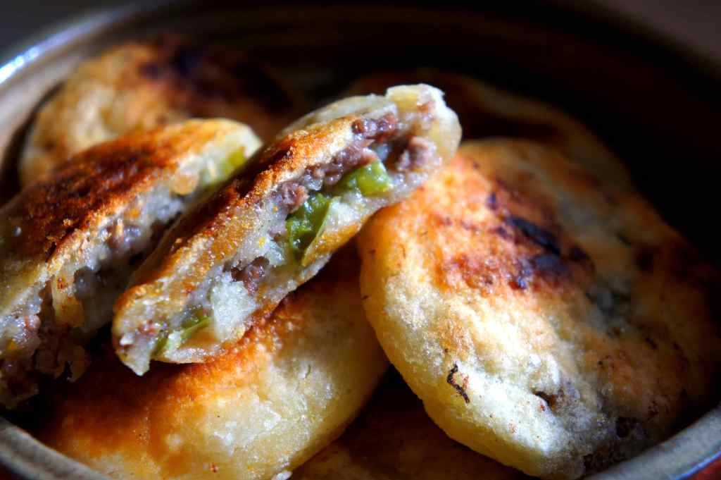 Potato and pumpkin cake with cumin lamb (FODMAP&nbsp;Friendly)