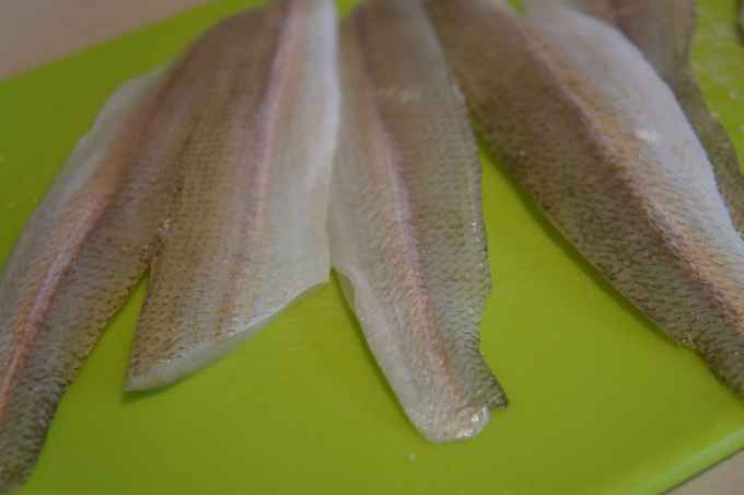Fresh whiting fillets