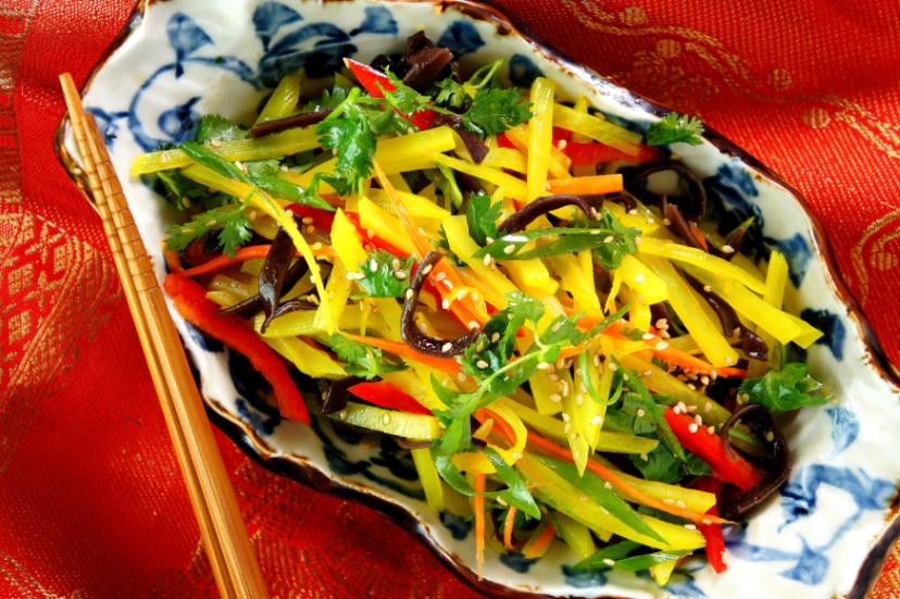 Potato salad with chili-pepper infused oil and white balsamic&nbsp;vinegar