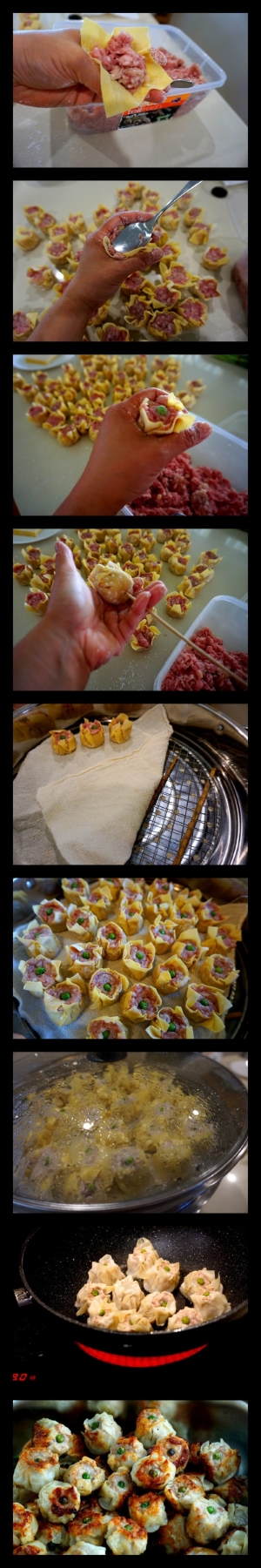 How to make chicken siumai dumplings - method