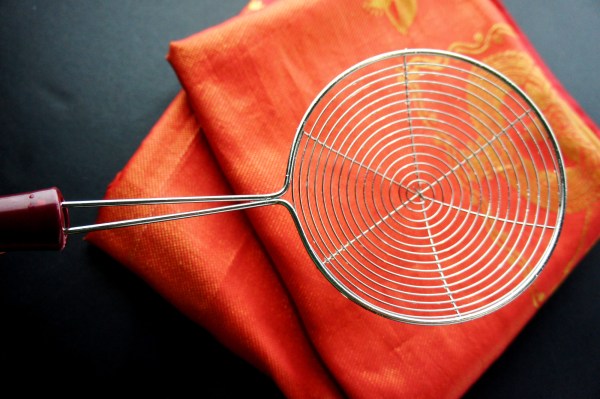 Strainer - a handy utensil for Chinese cooking