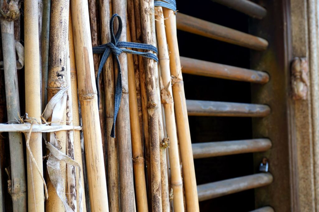 A vibrant door in TaiSan, Guangdong Province, Southern China